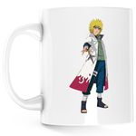 Casa si Gradina - Bucatarie si vesela - Cani si pahare - Cani si cesti - Cana Naruto Minato Namikaze Storm Anime Manga, alba, 330 ml - Infinity.ro