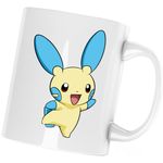 Casa si Gradina - Bucatarie si vesela - Cani si pahare - Cani si cesti - Cana Pokemon Minun Legend Game Sword, alba, 330 ml - Infinity.ro