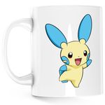 Casa si Gradina - Bucatarie si vesela - Cani si pahare - Cani si cesti - Cana Pokemon Minun Legend Game Sword, alba, 330 ml - Infinity.ro