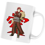 Casa si Gradina - Bucatarie si vesela - Cani si pahare - Cani si cesti - Cana Naruto Gaara Sasuke Uchiha Anime Manga, alba, 330 ml - Infinity.ro