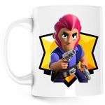 Casa si Gradina - Bucatarie si vesela - Cani si pahare - Cani si cesti - Cana Colt Brawl Stars Fortnite, alba, 330 ml - Infinity.ro