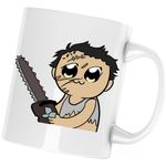 Casa si Gradina - Bucatarie si vesela - Cani si pahare - Cani si cesti - Cana Dead by Daylight Horror Killer, alba, 330 ml - Infinity.ro