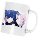 Casa si Gradina - Bucatarie si vesela - Cani si pahare - Cani si cesti - Cana Darling in the FranXX SF Romance Anime, alba, 330 ml - Infinity.ro