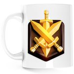 Casa si Gradina - Bucatarie si vesela - Cani si pahare - Cani si cesti - Cana Arena Swords Clash of Clans Royale, alba, 330 ml - Infinity.ro
