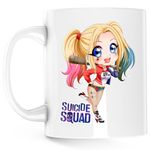 Casa si Gradina - Bucatarie si vesela - Cani si pahare - Cani si cesti - Cana Joker Suicide Squad GTA Vaduva Neagra Gang, alba, 330 ml - Infinity.ro