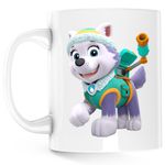 Casa si Gradina - Bucatarie si vesela - Cani si pahare - Cani si cesti - Cana Paw Patrol Husky Siberian Catelus Brawl Stars, alba, 330 ml - Infinity.ro