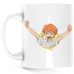 Casa si Gradina - Bucatarie si vesela - Cani si pahare - Cani si cesti - Cana Haikyuu Hinata Joc Volei Anime Haikyu!!, alba, 330 ml - Infinity.ro