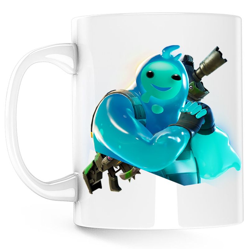 Casa si Gradina - Bucatarie si vesela - Cani si pahare - Cani si cesti - Cana Rippley Fortnite Skin Battle Royale, alba, 330 ml - Infinity.ro