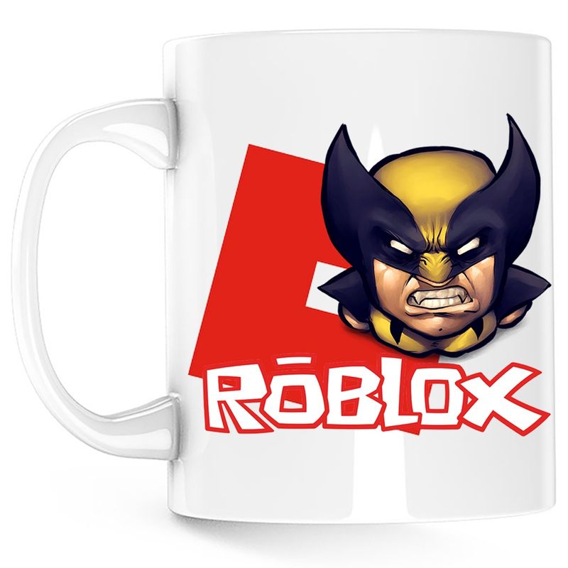 Casa si Gradina - Bucatarie si vesela - Cani si pahare - Cani si cesti - Cana Wolverine XMen Roblox Epic Legend, alba, 330 ml - Infinity.ro