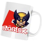 Casa si Gradina - Bucatarie si vesela - Cani si pahare - Cani si cesti - Cana Wolverine XMen Roblox Epic Legend, alba, 330 ml - Infinity.ro