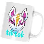 Casa si Gradina - Bucatarie si vesela - Cani si pahare - Cani si cesti - Cana Drift Mask Fortnite Tiktok, alba, 330 ml - Infinity.ro