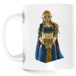 Casa si Gradina - Bucatarie si vesela - Cani si pahare - Cani si cesti - Cana Breath of the Wild Princess Zelda Mistic, alba, 330 ml - Infinity.ro