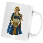 Casa si Gradina - Bucatarie si vesela - Cani si pahare - Cani si cesti - Cana Breath of the Wild Princess Zelda Mistic, alba, 330 ml - Infinity.ro
