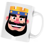 Casa si Gradina - Bucatarie si vesela - Cani si pahare - Cani si cesti - Cana Red King Clash Royale Minecraft, alba, 330 ml - Infinity.ro