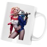 Casa si Gradina - Bucatarie si vesela - Cani si pahare - Cani si cesti - Cana Joker Harley Quinn Vaduva Neagra, alba, 330 ml - Infinity.ro