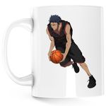 Casa si Gradina - Bucatarie si vesela - Cani si pahare - Cani si cesti - Cana Kuroko no Basket Daiki Aomine Jucator Anime, alba, 330 ml - Infinity.ro