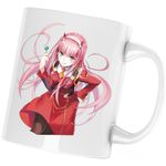 Casa si Gradina - Bucatarie si vesela - Cani si pahare - Cani si cesti - Cana Darling in the FranXX Zero Two DarlinFra, alba, 330 ml - Infinity.ro