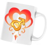 Casa si Gradina - Bucatarie si vesela - Cani si pahare - Cani si cesti - Cana Ziua Indragostitilor Sailor Moon Dragobete, alba, 330 ml - Infinity.ro