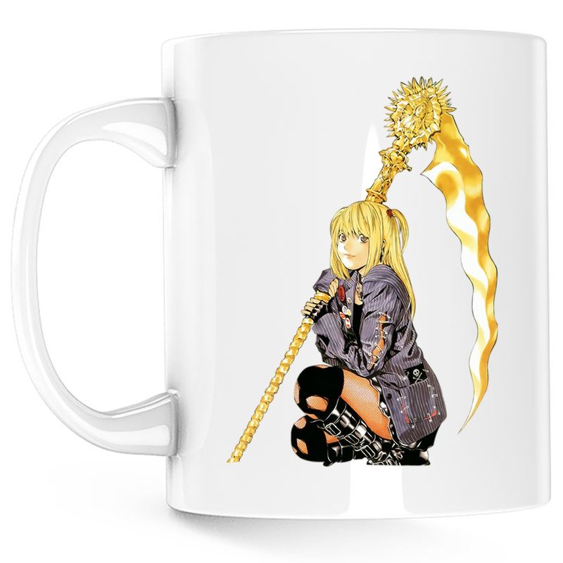 Casa si Gradina - Bucatarie si vesela - Cani si pahare - Cani si cesti - Cana Death Note Anime Misa Amane Coasa, alba, 330 ml - Infinity.ro