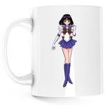 Casa si Gradina - Bucatarie si vesela - Cani si pahare - Cani si cesti - Cana Sailor Moon Marte Manga Anime Girl, alba, 330 ml - Infinity.ro