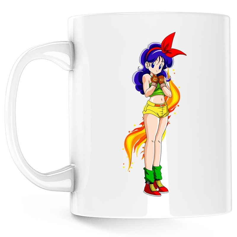 Casa si Gradina - Bucatarie si vesela - Cani si pahare - Cani si cesti - Cana Dragon Ball Z Videl Matusa Anime, alba, 330 ml - Infinity.ro