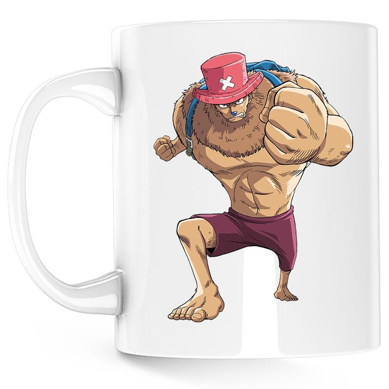 Casa si Gradina - Bucatarie si vesela - Cani si pahare - Cani si cesti - Cana One Piece Chopper Tony Straw Hat Pirates Anime, alba, 330 ml - Infinity.ro