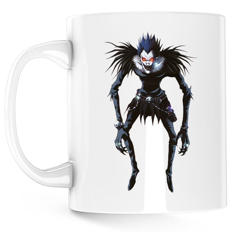 Casa si Gradina - Bucatarie si vesela - Cani si pahare - Cani si cesti - Cana Death Note Ryuk Satan Anime Strigoi Lucifer, alba, 330 ml - Infinity.ro
