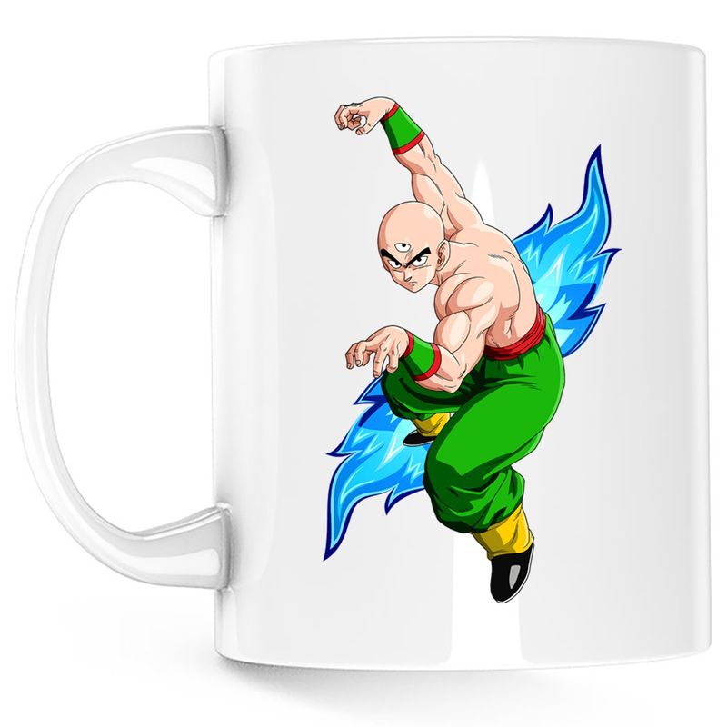 Casa si Gradina - Bucatarie si vesela - Cani si pahare - Cani si cesti - Cana Dragon Ball Z Tien Shinhan Ninja Shaolin, alba, 330 ml - Infinity.ro