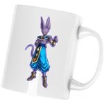 Casa si Gradina - Bucatarie si vesela - Cani si pahare - Cani si cesti - Cana Dragon Ball Z Lord Veerus Egipt Cat, alba, 330 ml - Infinity.ro