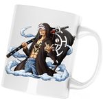 Casa si Gradina - Bucatarie si vesela - Cani si pahare - Cani si cesti - Cana One Piece Trafalgar Surgeon of Death Anime, alba, 330 ml - Infinity.ro