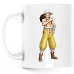 Casa si Gradina - Bucatarie si vesela - Cani si pahare - Cani si cesti - Cana One Piece God Usopp Syrup Village Anime, alba, 330 ml - Infinity.ro