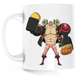 Casa si Gradina - Bucatarie si vesela - Cani si pahare - Cani si cesti - Cana One Piece Franky Iron Man Dulgher Anime, alba, 330 ml - Infinity.ro