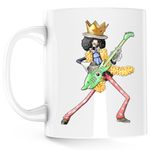 Casa si Gradina - Bucatarie si vesela - Cani si pahare - Cani si cesti - Cana One Piece Brook Dead Bones Schelet, alba, 330 ml - Infinity.ro