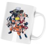 Casa si Gradina - Bucatarie si vesela - Cani si pahare - Cani si cesti - Cana Naruto Team Gang Clan Anime Manga, alba, 330 ml - Infinity.ro