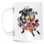 Casa si Gradina - Bucatarie si vesela - Cani si pahare - Cani si cesti - Cana Naruto Team Gang Clan Anime Manga, alba, 330 ml - Infinity.ro
