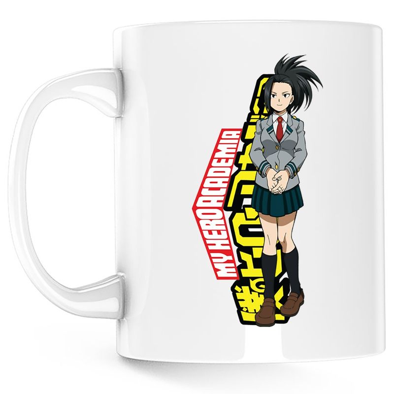 Casa si Gradina - Bucatarie si vesela - Cani si pahare - Cani si cesti - Cana Anime Girl Momo Yaoyorozu Hero Academia, alba, 330 ml - Infinity.ro
