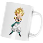 Casa si Gradina - Bucatarie si vesela - Cani si pahare - Cani si cesti - Cana Dragon Ball Z Goku War Soldat Anime, alba, 330 ml - Infinity.ro