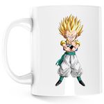Casa si Gradina - Bucatarie si vesela - Cani si pahare - Cani si cesti - Cana Dragon Ball Z Goku War Soldat Anime, alba, 330 ml - Infinity.ro