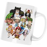 Casa si Gradina - Bucatarie si vesela - Cani si pahare - Cani si cesti - Cana One Piece All Crew Gang Echipaj Zoro, alba, 330 ml - Infinity.ro