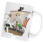 Casa si Gradina - Bucatarie si vesela - Cani si pahare - Cani si cesti - Cana One Piece Corabie Ship War Caravel Cartoon, alba, 330 ml - Infinity.ro