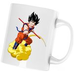 Casa si Gradina - Bucatarie si vesela - Cani si pahare - Cani si cesti - Cana Dragon Ball Z Goku Uraganu Avatar, alba, 330 ml - Infinity.ro