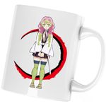 Casa si Gradina - Bucatarie si vesela - Cani si pahare - Cani si cesti - Cana Demon Slayer Mitsuri Kanroji Arte Martiale, alba, 330 ml - Infinity.ro