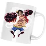 Casa si Gradina - Bucatarie si vesela - Cani si pahare - Cani si cesti - Cana Doflamingo One Piece Superhero Cartoon, alba, 330 ml - Infinity.ro