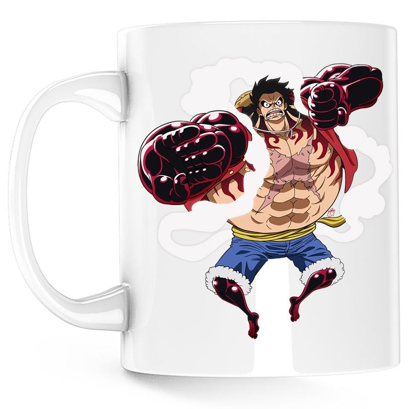 Casa si Gradina - Bucatarie si vesela - Cani si pahare - Cani si cesti - Cana Doflamingo One Piece Superhero Cartoon, alba, 330 ml - Infinity.ro