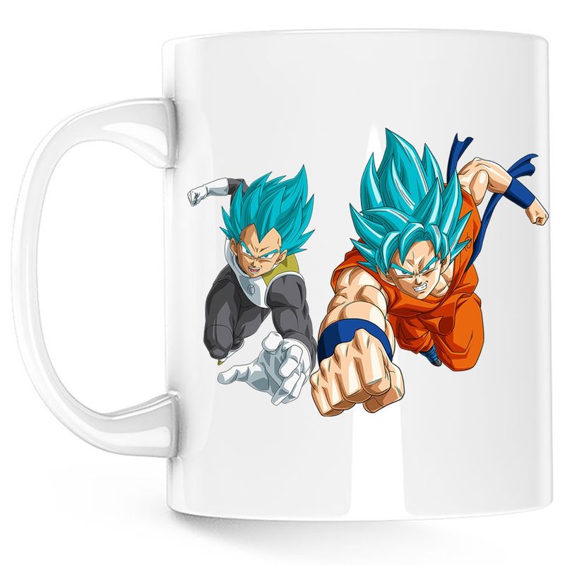 Casa si Gradina - Bucatarie si vesela - Cani si pahare - Cani si cesti - Cana Dragon Ball Goku Vegeta Pubg Zelda, alba, 330 ml - Infinity.ro
