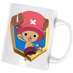 Casa si Gradina - Bucatarie si vesela - Cani si pahare - Cani si cesti - Cana One Piece Toni Chopper Clash Royale Scut, alba, 330 ml - Infinity.ro