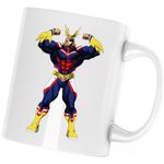 Casa si Gradina - Bucatarie si vesela - Cani si pahare - Cani si cesti - Cana Hero Academia All Might Comics Manga, alba, 330 ml - Infinity.ro