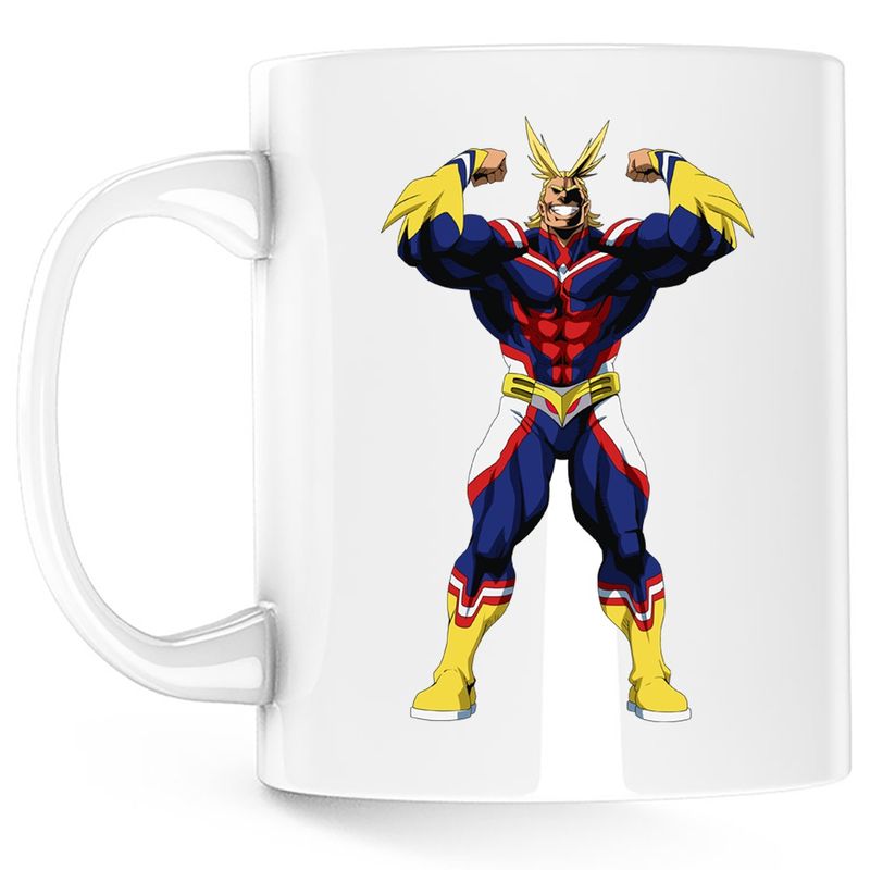 Casa si Gradina - Bucatarie si vesela - Cani si pahare - Cani si cesti - Cana Hero Academia All Might Comics Manga, alba, 330 ml - Infinity.ro