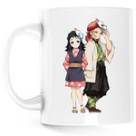 Casa si Gradina - Bucatarie si vesela - Cani si pahare - Cani si cesti - Cana Demon Slayer Sabito Makomo Friends, alba, 330 ml - Infinity.ro