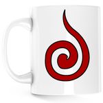 Casa si Gradina - Bucatarie si vesela - Cani si pahare - Cani si cesti - Cana Naruto Uchiha Symbol Anime Logo, alba, 330 ml - Infinity.ro